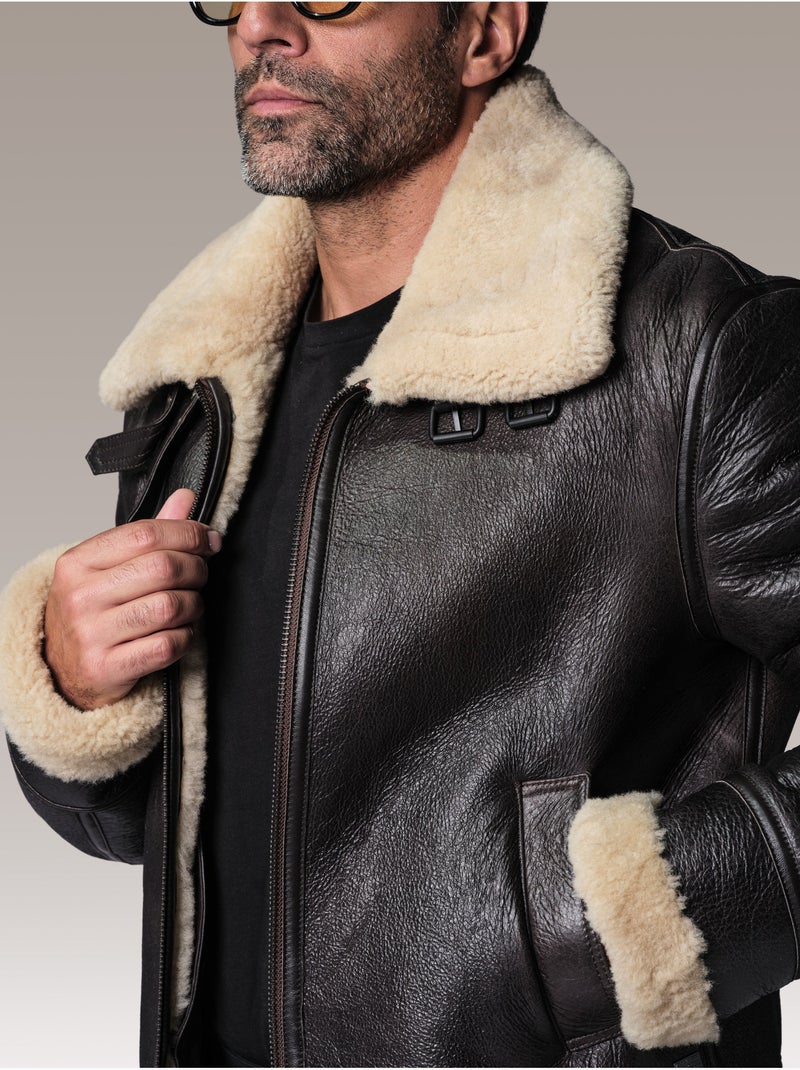 Blouson reagan queestown  redskins Marron - Kiabi