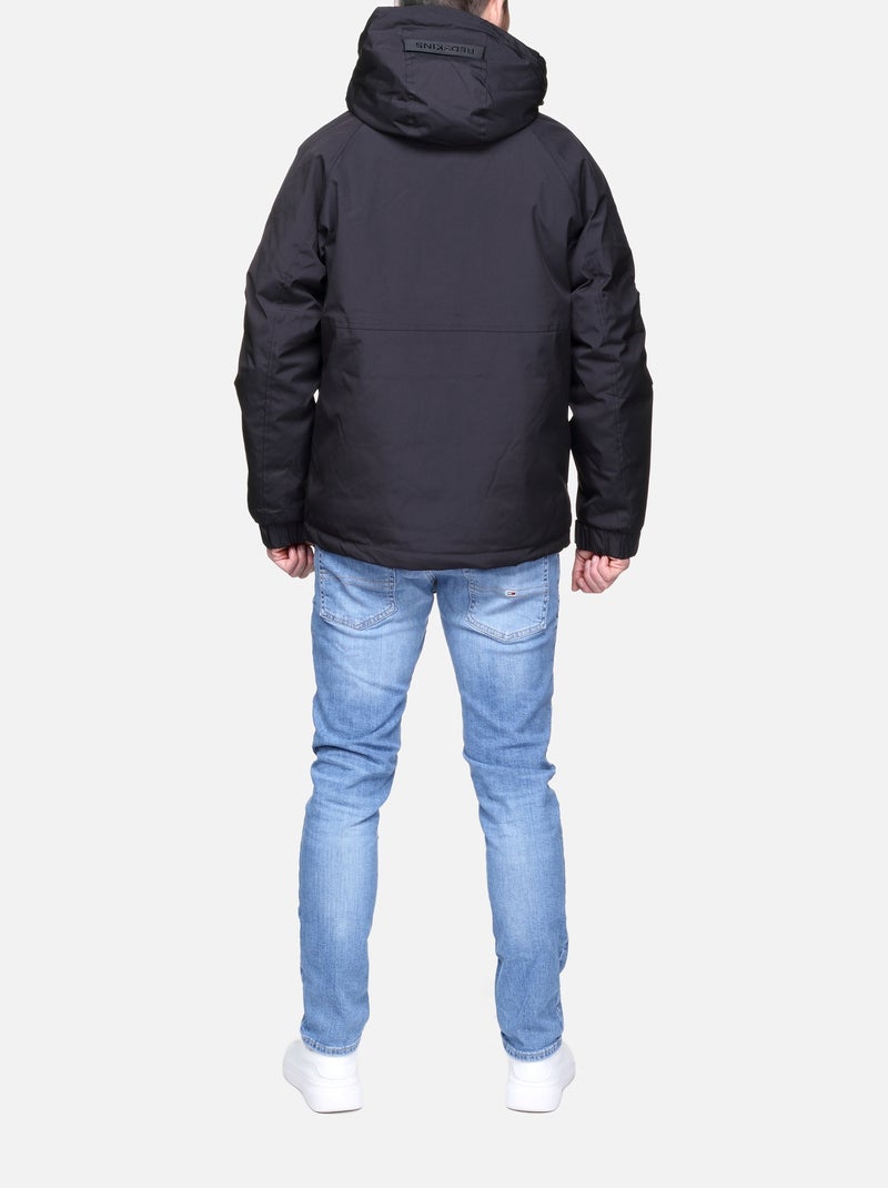 Blouson Redskins à capuche Noir - Kiabi