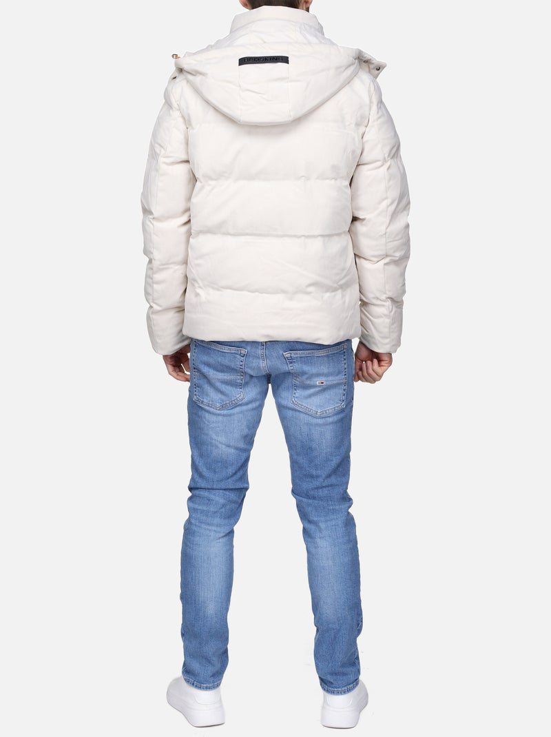 Blouson Redskins en velours Blanc - Kiabi