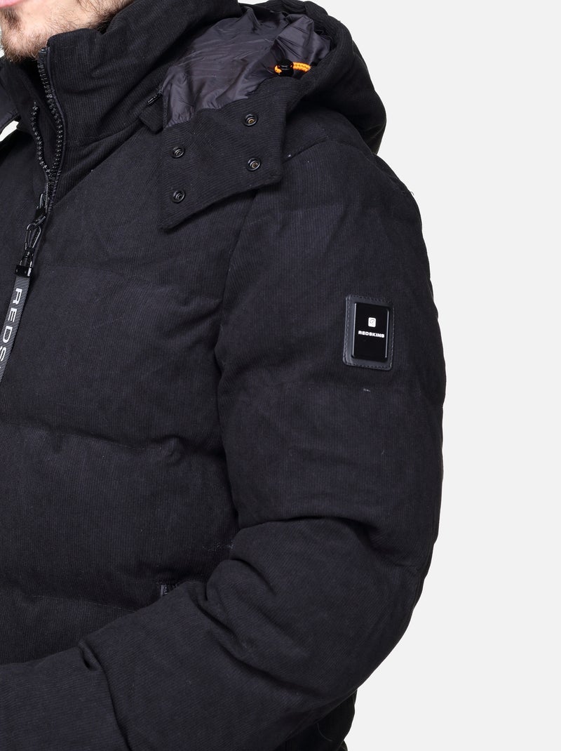 Blouson Redskins en velours Noir - Kiabi