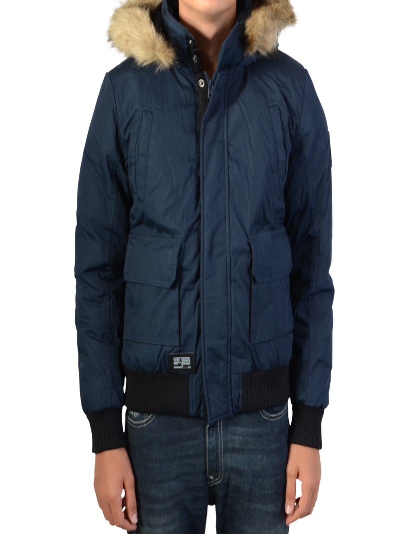 Blouson Redskins Junior Weave Bleu marine - Kiabi
