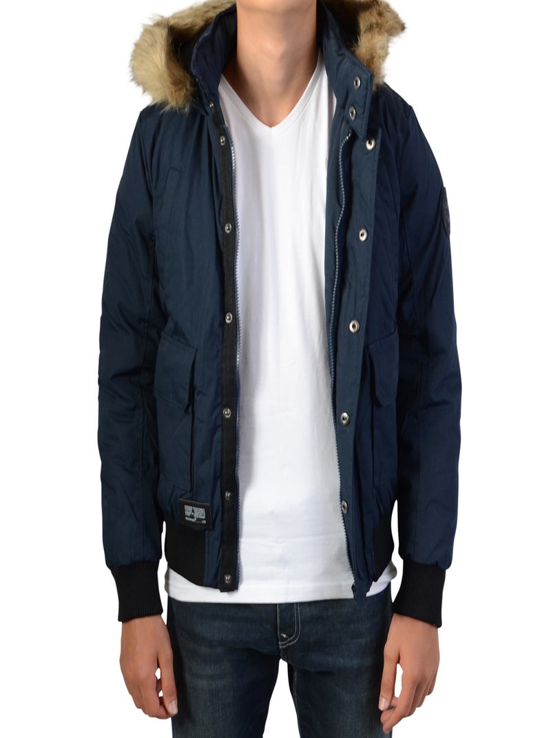Blouson Redskins Junior Weave Bleu marine - Kiabi