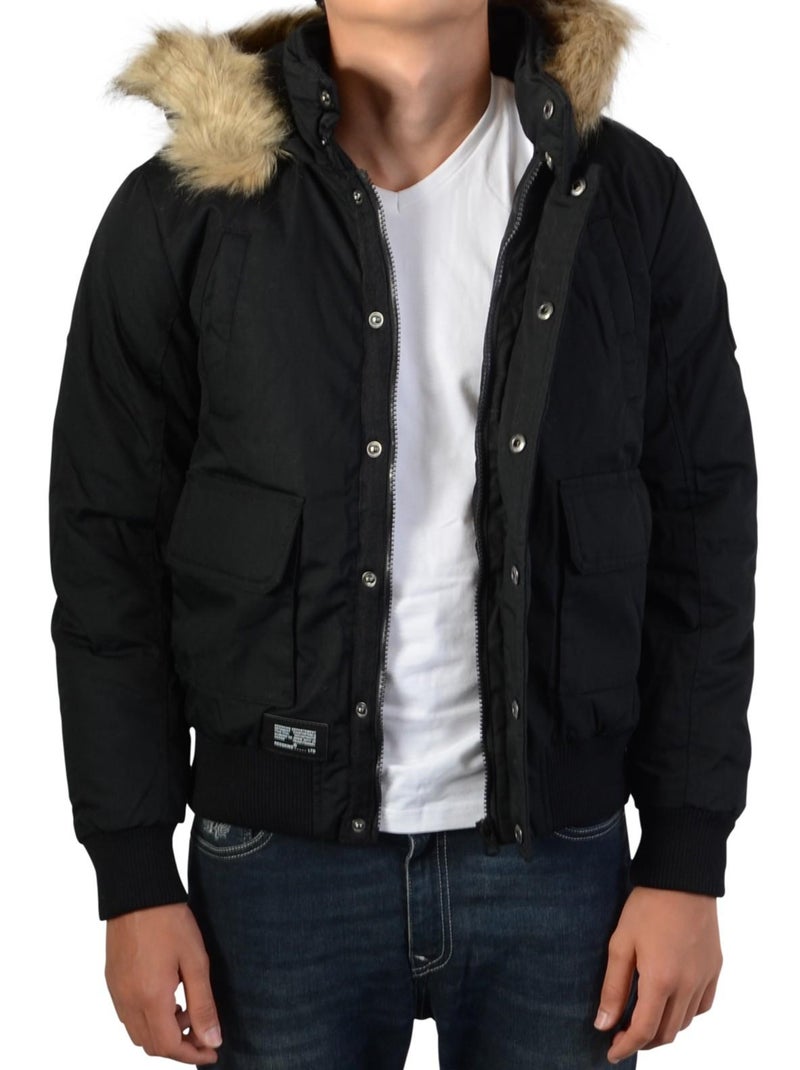 Blouson Redskins Junior Weave Noir - Kiabi