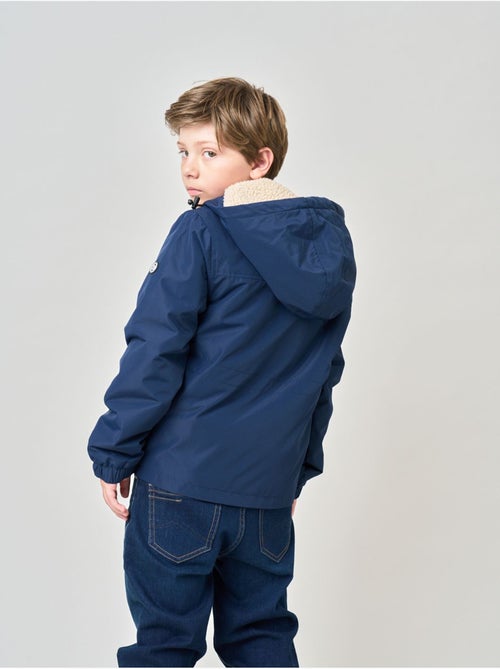 Blouson regular garçon doublé en sherpa 'deeluxe' - Kiabi