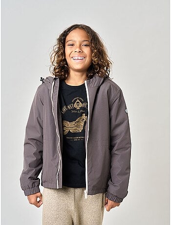 Blouson regular garçon doublé en sherpa 'deeluxe'