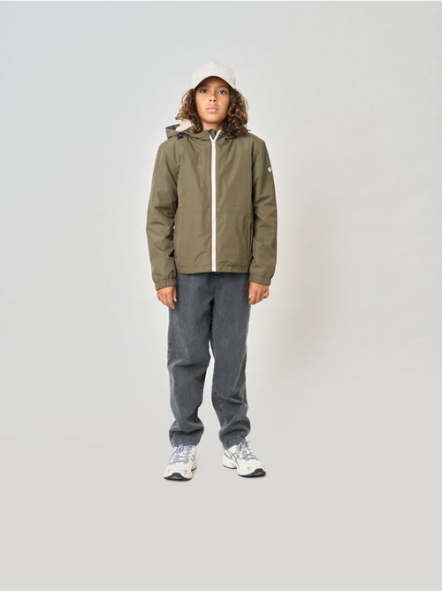 Blouson regular garçon doublé en sherpa 'deeluxe' - Kiabi