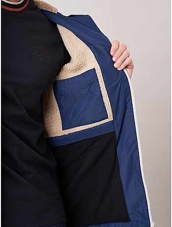Blouson regular homme doublé en sherpa 'deeluxe'