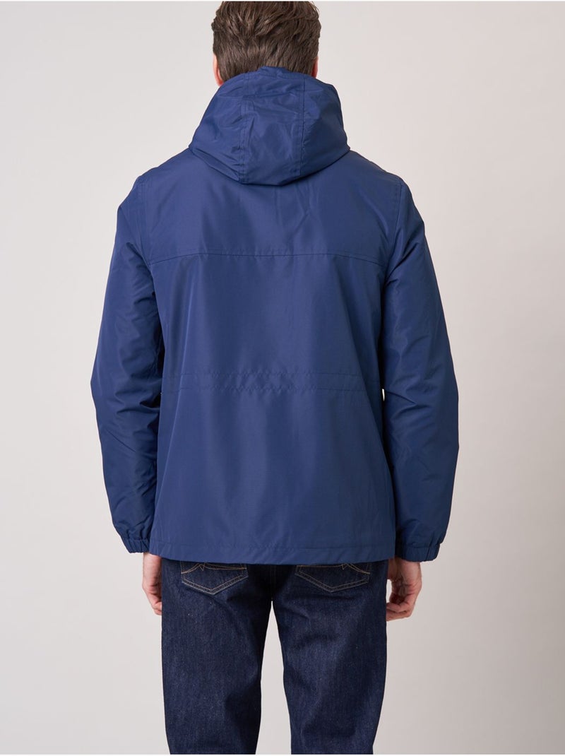 Blouson regular homme doublé en sherpa 'deeluxe' Bleu foncé - Kiabi