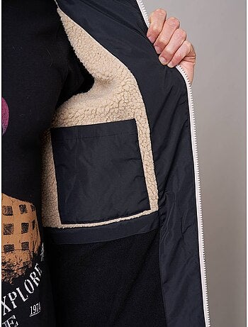 Blouson regular homme doublé en sherpa 'deeluxe'