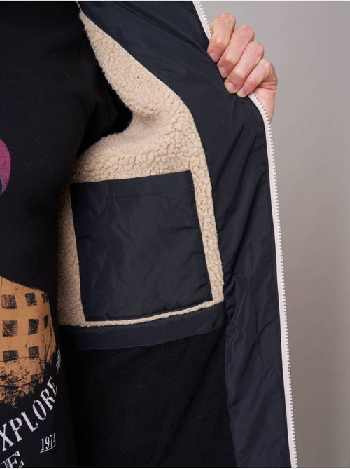 Blouson regular homme doublé en sherpa 'deeluxe' - Kiabi