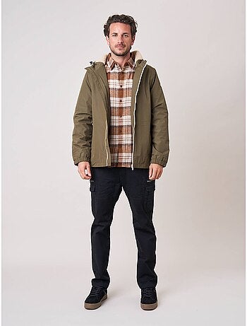 Blouson regular homme doublé en sherpa 'deeluxe'