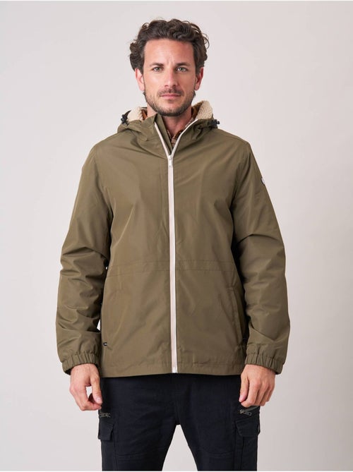 Blouson regular homme doublé en sherpa 'deeluxe' - Kiabi