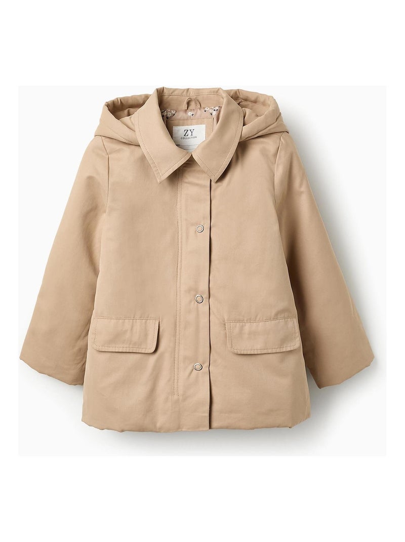 Blouson Rembourré, avec capuche FRENCH CONNECTION Beige - Kiabi