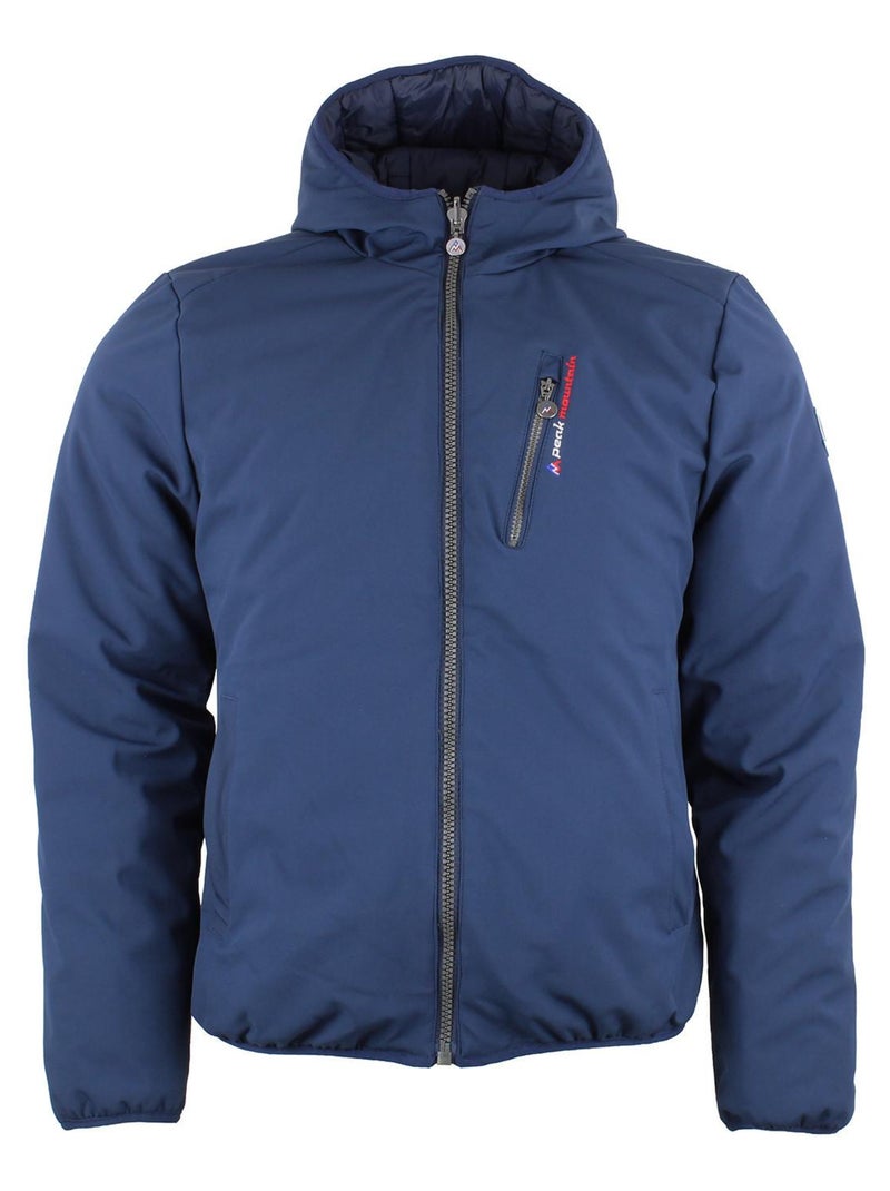 Blouson réversible de ski   COLISEE - PEAK MOUNTAIN Bleu - Kiabi