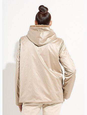Blouson réversible déperlant et fourrure - AFIBEL