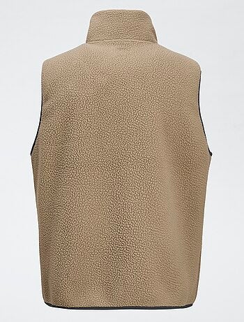 Blouson sans manches 'JJrebel' moutonné constrasté