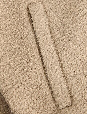 Blouson sans manches 'JJrebel' moutonné constrasté