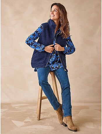 Blouson sans manches moutonnée détente - DAXON