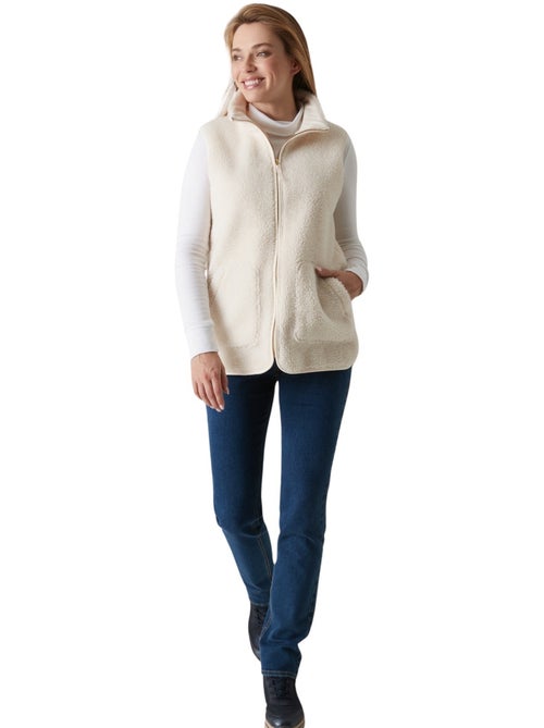 Blouson sans manches moutonnée détente - DAXON - Kiabi