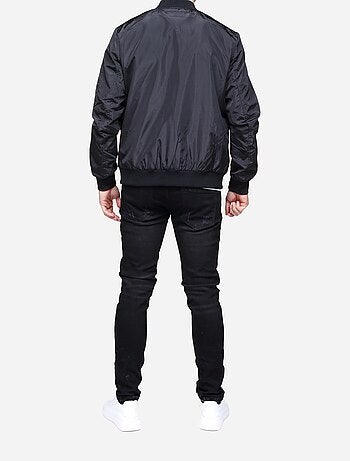 Blouson satin uni