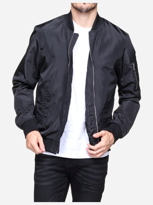 Blouson satin uni - Kiabi