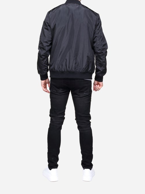 Blouson satin uni - Kiabi