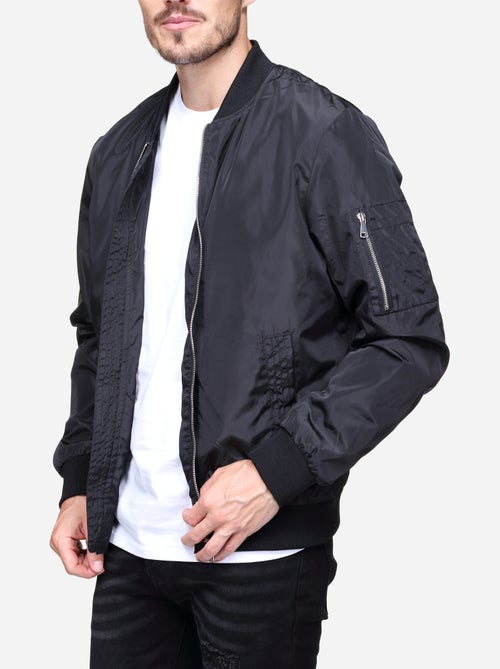 Blouson satin uni - Kiabi