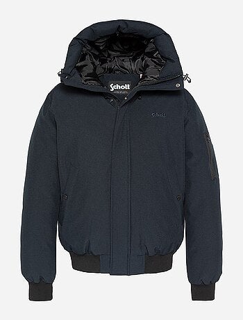 Blouson Schott à capuche