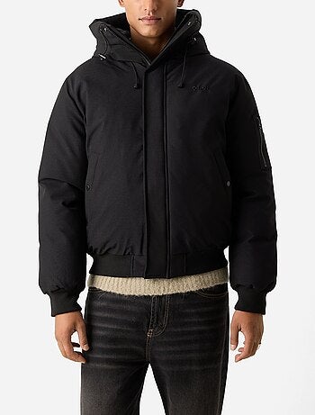 Blouson Schott à capuche