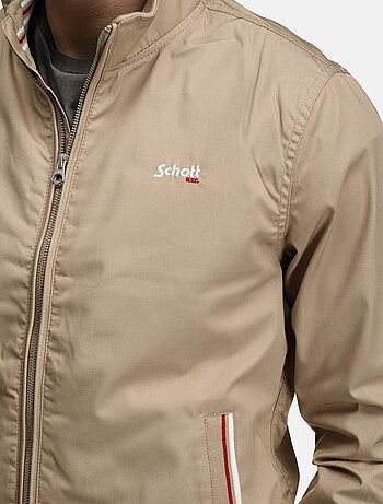 Blouson Schott col montant