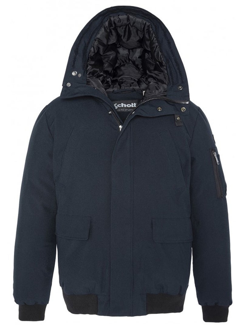 Blouson Schott Keyburn Bleu foncé - Kiabi