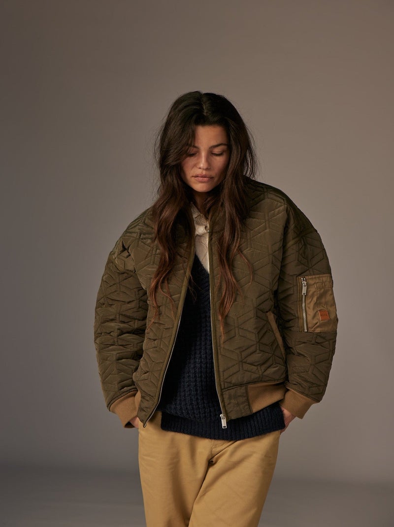 Blouson  Shakes Olympe Redskins Vert - Kiabi