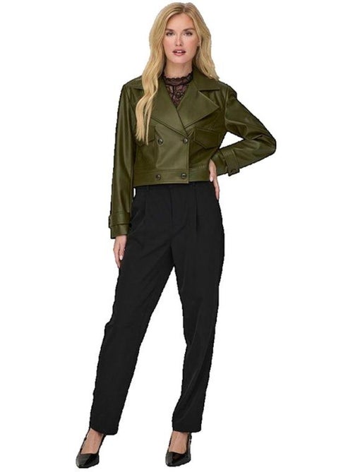 Blouson simili cuir Only Kim Faux - Kiabi Blouson simili cuir Only Kim Faux - Kiabi