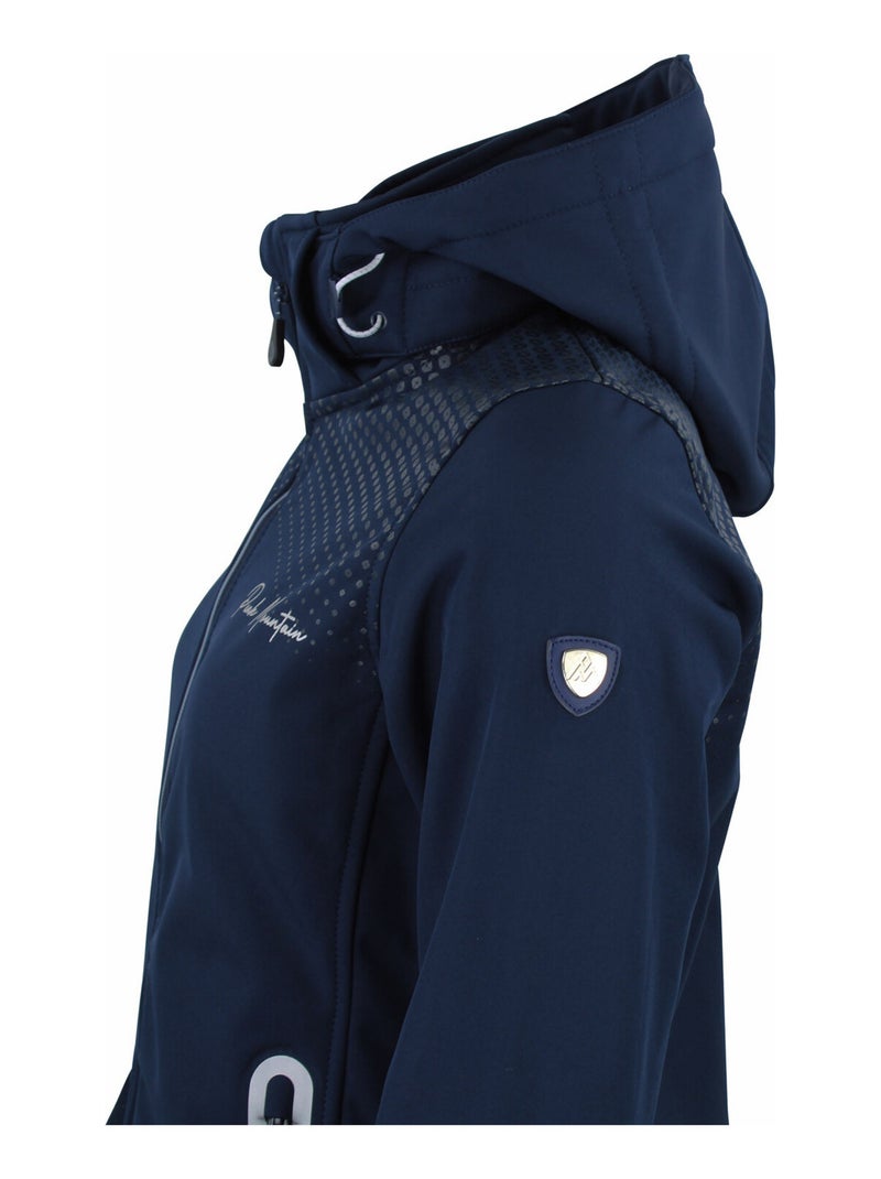Blouson softshell   ABRA - PEAK MOUNTAIN Bleu marine - Kiabi