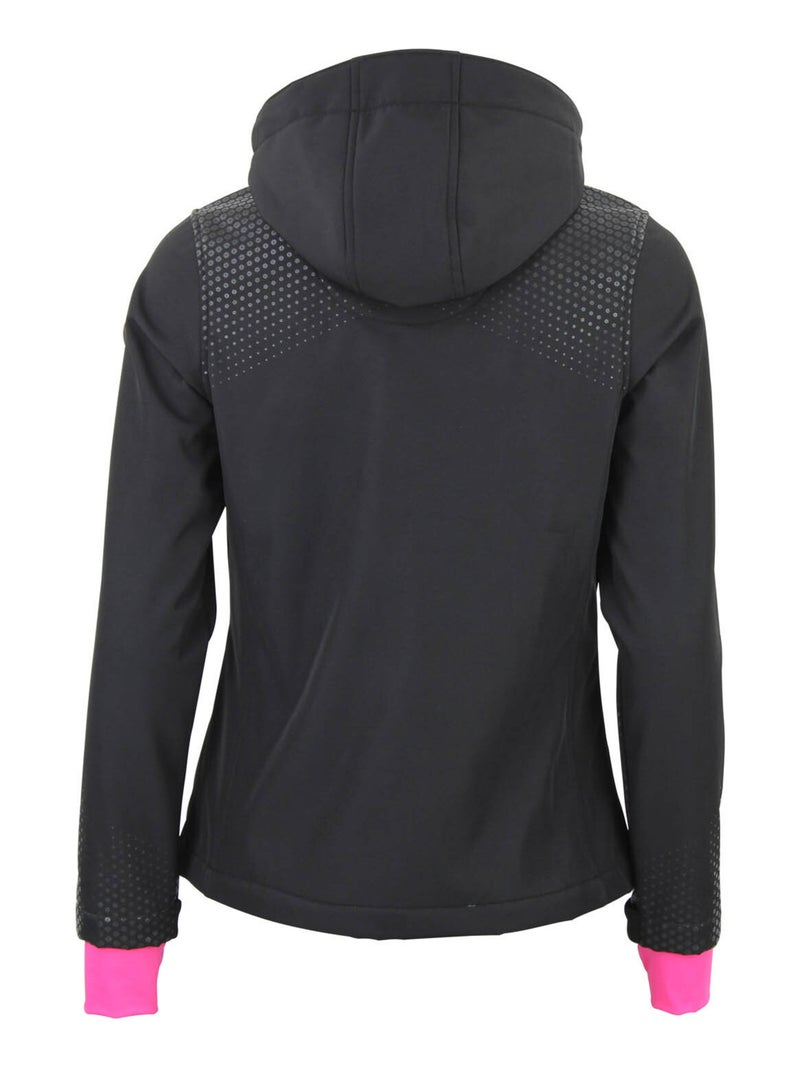 Blouson softshell   ABRA - PEAK MOUNTAIN Noir Noir - Kiabi