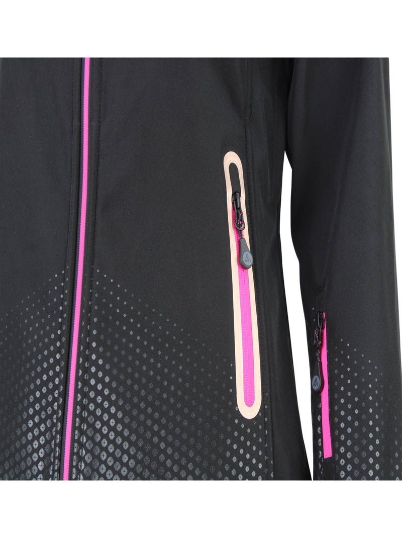 Blouson softshell   ABRA - PEAK MOUNTAIN Noir Noir - Kiabi