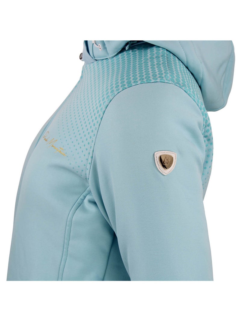 Blouson softshell ABRAPLUS - PEAK MOUNTAIN Bleu ciel - Kiabi