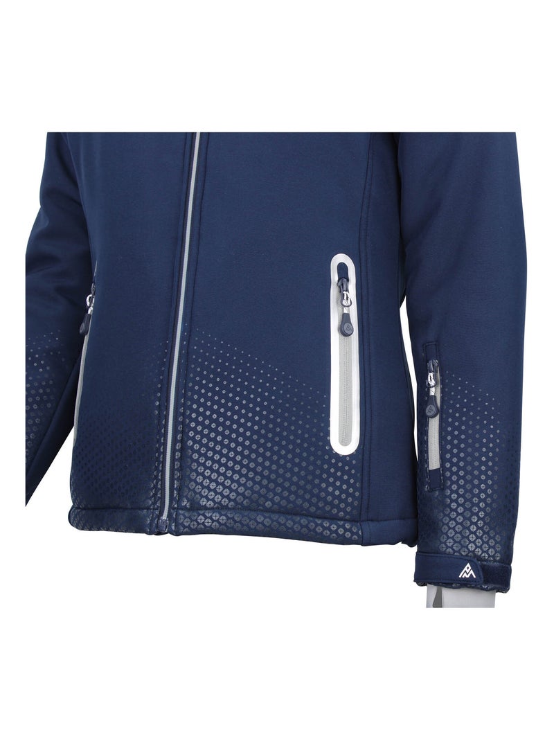 Blouson softshell ABRAPLUS - PEAK MOUNTAIN Bleu marine - Kiabi