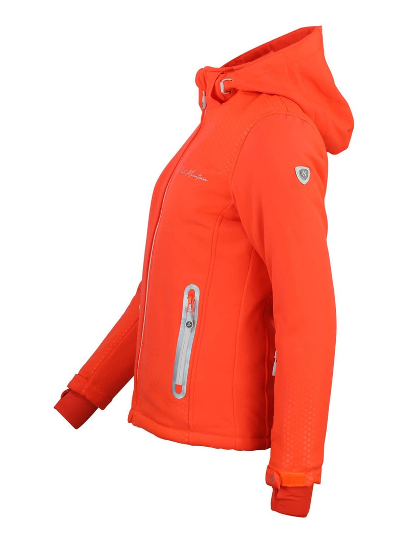 Blouson softshell ABRAPLUS - PEAK MOUNTAIN Corail - Kiabi