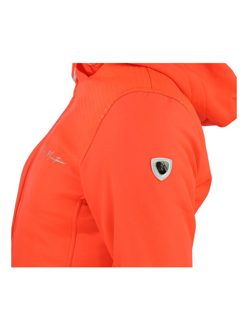 Blouson softshell ABRAPLUS - PEAK MOUNTAIN Corail - Kiabi