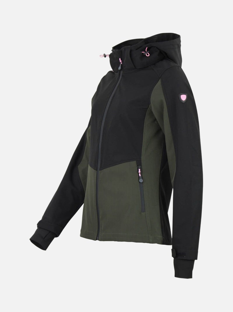 Blouson softshell   ACAFE - PEAK MOUNTAIN Kaki - Kiabi