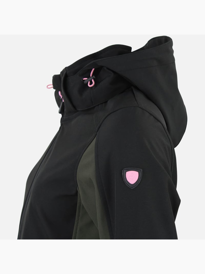 Blouson softshell   ACAFE - PEAK MOUNTAIN Kaki - Kiabi