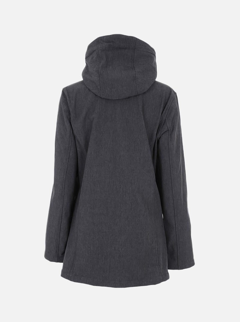 Blouson softshell   ACALMI - DEGRE CELSIUS Gris - Kiabi