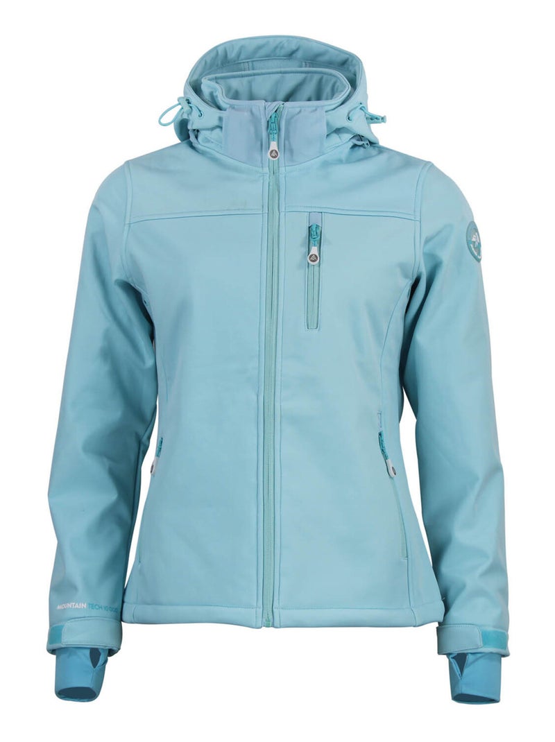 Blouson softshell ACLAUDE - PEAK MOUNTAIN Bleu ciel - Kiabi