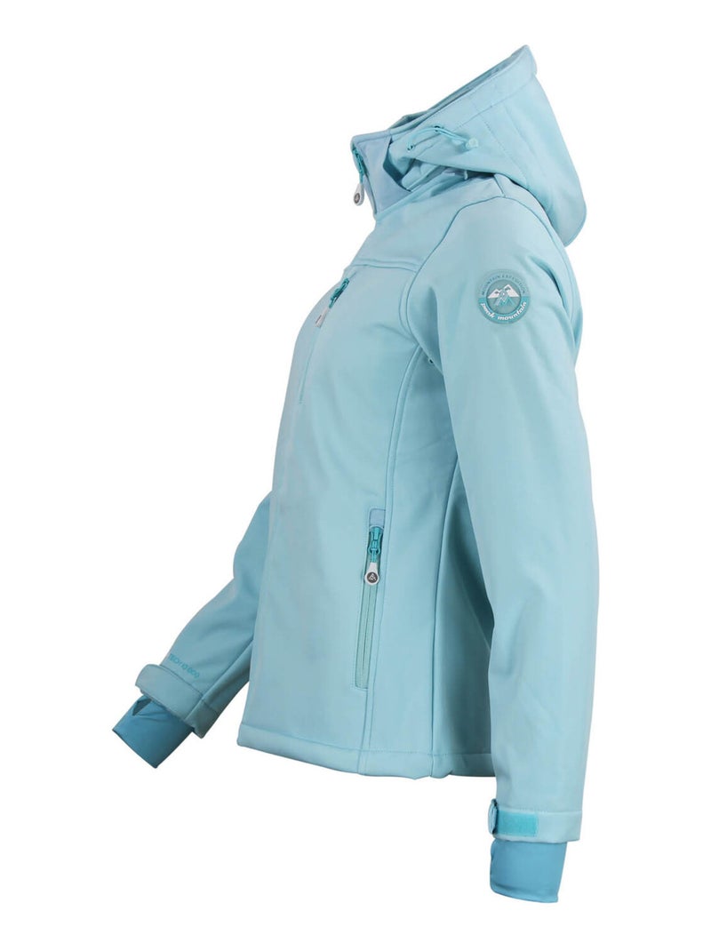 Blouson softshell ACLAUDE - PEAK MOUNTAIN Bleu ciel - Kiabi