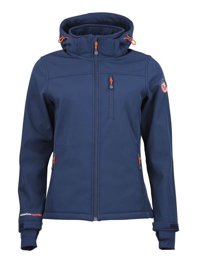Blouson softshell ACLAUDE - PEAK MOUNTAIN Bleu marine - Kiabi