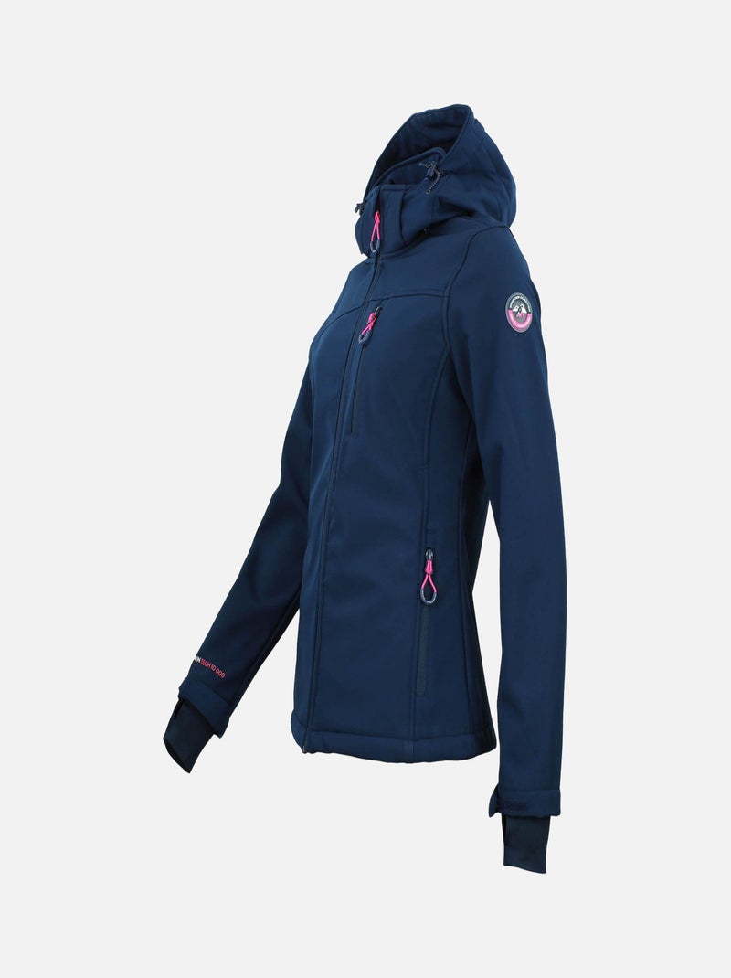 Blouson softshell ACLAUDIO - PEAK MOUNTAIN Bleu marine - Kiabi