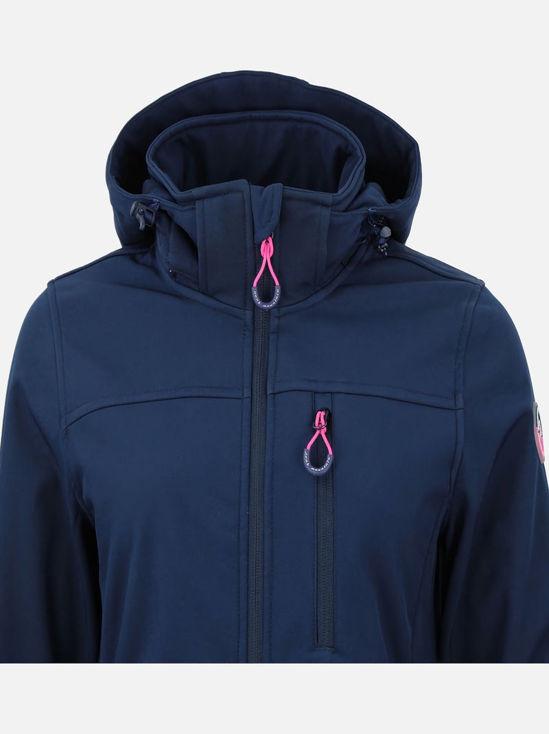 Blouson softshell ACLAUDIO - PEAK MOUNTAIN Bleu marine - Kiabi