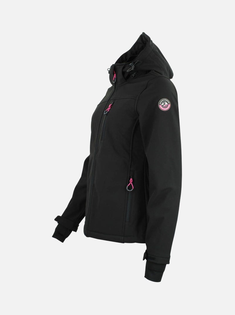 Blouson softshell ACLAUDIO - PEAK MOUNTAIN Noir Noir - Kiabi