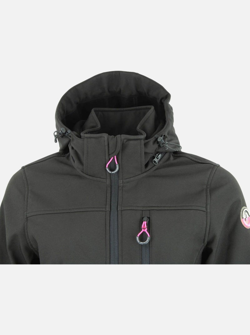 Blouson softshell ACLAUDIO - PEAK MOUNTAIN Noir Noir - Kiabi